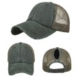 thumbnail image 3 of Unisex Men Women Solid Color Sun Hat Adjustable Baseball Cap Hip Hop Hat, 3 of 4