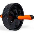 thumbnail image 1 of Iron Body Fitness Deluxe Double Ab Wheel Roller with Dual Wheels and Comfort Grip Handles, 1 of 9