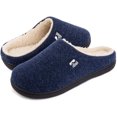 thumbnail image 1 of RockDove Men's Fleece Lined Memory Foam Clog Slipper, 1 of 6