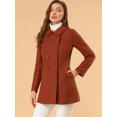 thumbnail image 4 of INSPIRE CHIC Manteau Mi-Long à Double Boutonnage pour Femme à Col Rabattu, 4 of 6