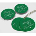 thumbnail image 4 of Inkdotpot Silver Foil Paper Hang Tag Happy Birthday Favor Tag 100 Piece, 4 of 6