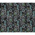 thumbnail image 4 of oneOone Cotton Flex Fabric Leaves & Floral Block Printed Fabric 1 Yard 40 Inch Wide, 4 of 4