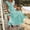 Sky Blue, variant on LUXUR Women Swing Dress Summer Beach Long Slim Waist Tunic V Neck Bow Tie Floral Sundress Boho Dresses Sleeveless Flowy Dark Green S