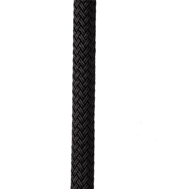 New England Ropes C5054-16-00015 0.5 in. x 15 ft. Nylon Double Braid Dock Line - Black