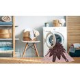 thumbnail image 2 of Ahgly Tapis d'Intérieur Lavable en Machine Carré Transitionnel Rose Flamant, 5 Pieds Carré, 2 of 7