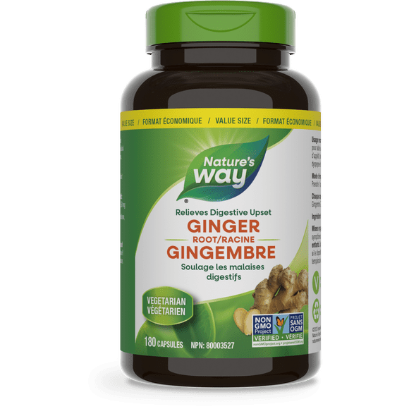 Nature's Way Ginger Root 180 veg Caps