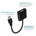 thumbnail image 4 of axGear Convertisseur USB 3.0 vers VGA Adaptateur Vidéo Externe Carte Graphique Multi-Affichage, 4 of 6