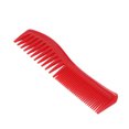 thumbnail image 1 of Detangling Comb, Portable Hair Comb Professional Durable Plastic Double Headed  For Salon Use For Home Red,Black, 1 of 8