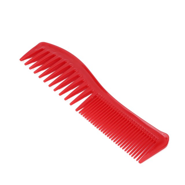 Detangling Comb, Portable Hair Comb Professional Durable Plastic Double Headed For Salon Use For Home Red,Black