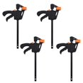 thumbnail image 4 of XZNGL 91mm Wood Working Bar F Clamp Clamps Grip Ratchet Quick Release Fixed 4PC, 4 of 8