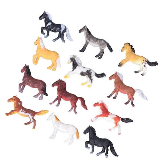 Toy Horses, Bright Colors Stimulate Imagination High Simulation Durable Plastic Horse Toys For Game For Home For Party