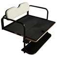 thumbnail image 3 of Performance Plus Carts Yamaha Drive G29 Golf Cart Flip Folding Rear Back Seat Kit - Stone, 3 of 5