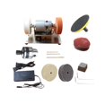 thumbnail image 1 of Almencla Mini Bench Grinder Bench Grinding Tool DIY Supplies Multifunction Sturdy Benchtop Sander Polisher for Tabletop Edge Polishing G, 1 of 8