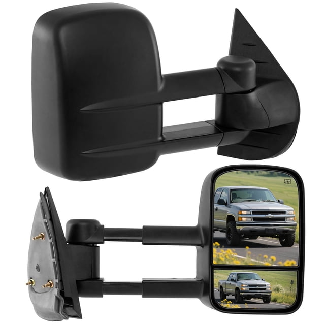 Costway Towing Mirror Pair Tow Mirrors Compatible with 2003-2006 Chevrolet Silverado