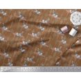 thumbnail image 3 of Soimoi Rayon Fabric Tree & Sloth Cartoon Printed Craft Fabric by The Yard 56 Inch Wide, 3 of 3