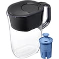 thumbnail image 3 of Brita 10 Cup Elite Filter Pitcher with 1 Brita Elite Filter, Made Without BPA, Tahoe, Black, 3 of 8