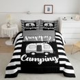 thumbnail image 2 of Erosebridal RV Car Stripes Bedding Sets Full with Comforter,Camping Adventure Duvet Insert,Cartoon Car Decor,Reversible,3pcs, 2 of 7