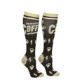 thumbnail image 1 of Powered By Coffee Funny Caffeine Compression Socks for Women Unisex Size, 1 of 4