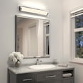 thumbnail image 2 of Artika Glamour Modern Led Bathroom Vanity Light Fixture, Chrome, 2 of 5