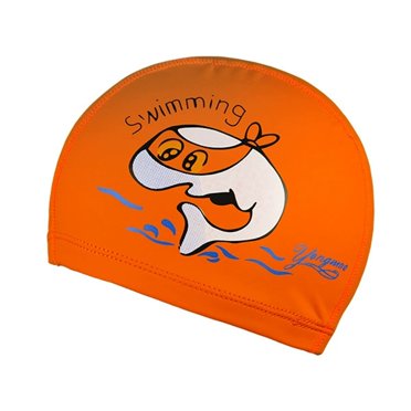 MIASHUI Kids Swim Cap for Boys Girls Cartoon Kids Bathing Caps for Long Hair and Short Hair,Dark Blue,One Size