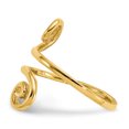 thumbnail image 3 of Bague d'Orteil à Spirale en Or Jaune 14 K, 3 of 4