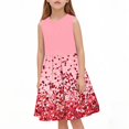 thumbnail image 1 of RXIRUCGD 2025 Vêtements d'Été pour Enfants Robe d'Été Sans Manches à Col Rond à Paillettes pour Filles Taille Moyenne Robe Cintrée à la Taille pour Enfants, 1 of 6