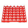 thumbnail image 4 of Plateau à Ufs, 5 Pcs Plats en Plastique Réutilisables Robustes pour Ferme pour Poulailler Rouge, Bleu, Jaune, Vert, 4 of 8
