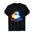 thumbnail image 1 of T Shirt Men'S J Neon Pattern Featuring a Lively Tech Carnival Design, 1 of 5