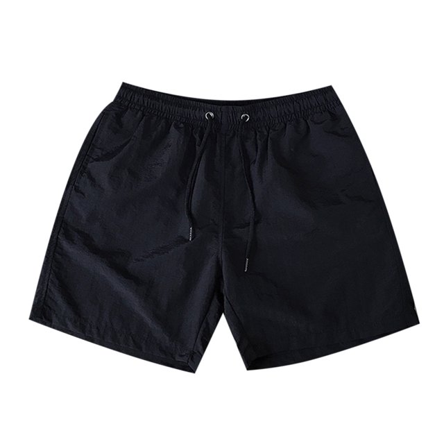 Running Shorts mens Casual Drawstring Pocket Solid Color Candy Color Five-point Beach Shorts
