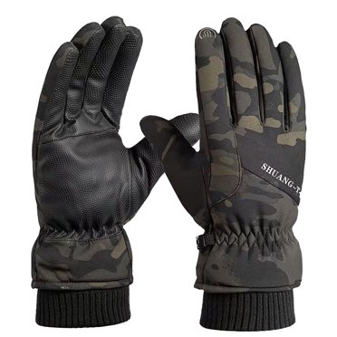 RXIRUCGD Winter Gloves Cycling Gloves for Men Women Water Resistant Gloves Full Finger Biking Glove Anti-Slip Motorcycle Mountain Bike Gloves