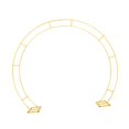 thumbnail image 3 of Elodie DIY Double Circle Balloon Arch Frame 240x200cm for Graduation Season Parties Golden, 3 of 8