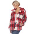thumbnail image 2 of White Mark Women's Plaid Shacket, 2 of 6