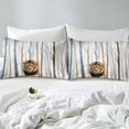 thumbnail image 4 of Erosebridal Lion Printed Bed Sheets Set King Size, Botanical Tree Bedding Set, Lightweight, 4-Piece, 4 of 6