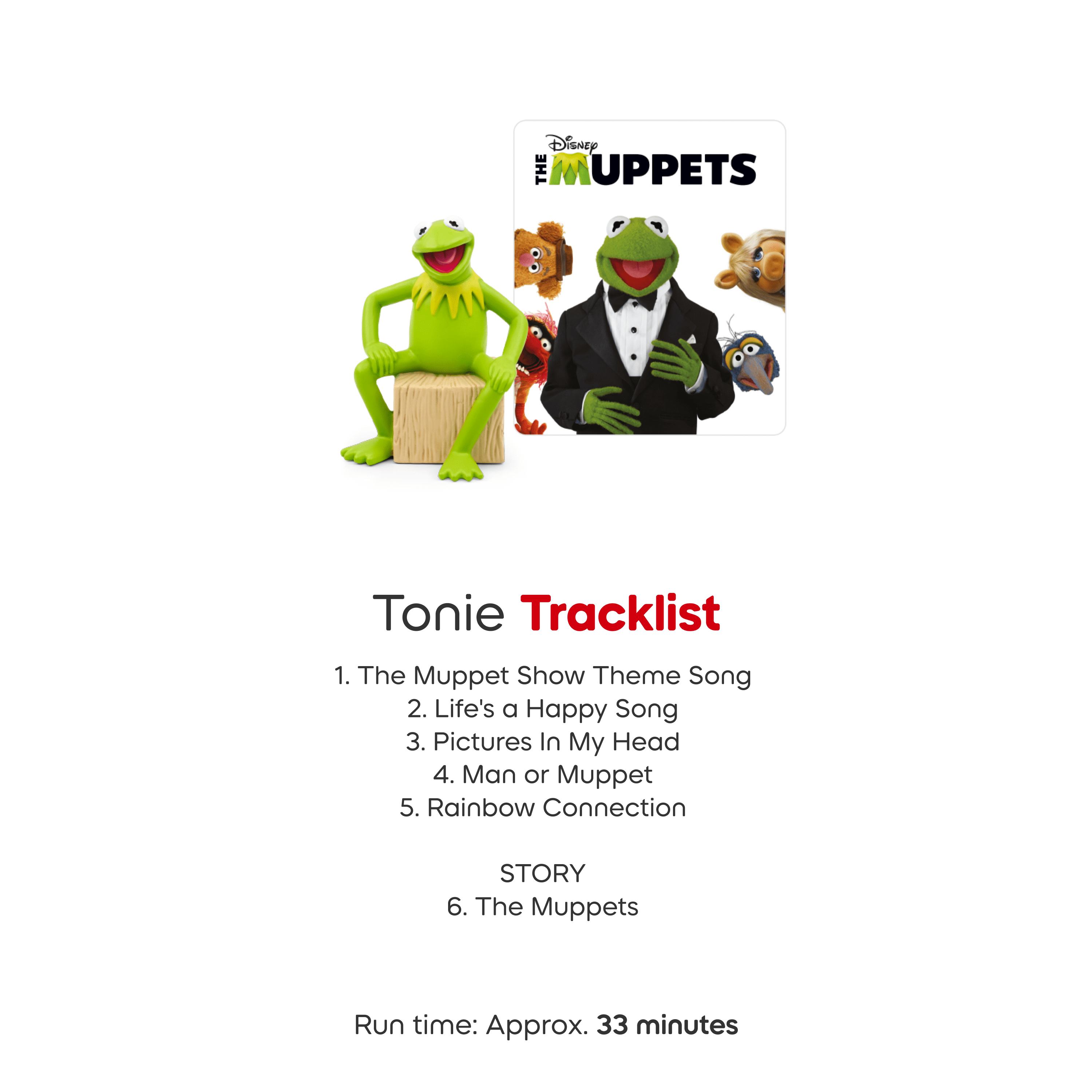 Tonies Figurine Audio - Kermit la grenouille (ANGLAIS)