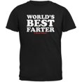 thumbnail image 1 of Fathers Day - World's Best Farter Black Adult T-Shirt, 1 of 1