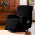 thumbnail image 2 of Subrtex Stretch 1-Piece Recliner Chair Cover Textured Grid Slipcover with Pockets, 2 of 6