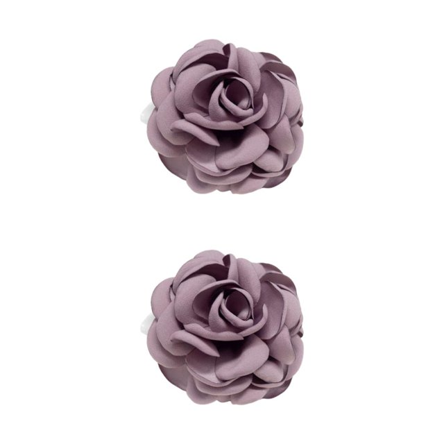 relayinert Unique Artistic Corsage Brooch For Affordable Designs Delicate Intricate pale purple 2Set
