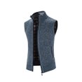 thumbnail image 4 of Leutsin 2021 Automne et Hiver Plus Veste en Molleton Chandail pour Homme Col Montant Cardigan, 4 of 5