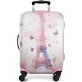 thumbnail image 4 of Travel Luggage Cover Suitcase Protector Fits 18-32 Inch Luggage Wheel Covers Patterned Travel Related Items Flower Luggage Protector Elastic Luggage Anti-scratch Suitcase Cover M, 4 of 5