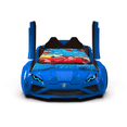 thumbnail image 1 of LAMBO RX Twin Race Car Bed with LED & Sound FX, Kids Racecar Bedroom Furniture, Racing Car Twin Bed, 1 of 5