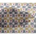 thumbnail image 4 of oneOone Viscose Chiffon Fabric Check & Triangle Ikat Fabric Prints By Yard 42 Inch Wide, 4 of 4