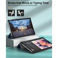 thumbnail image 4 of Case for Lenovo Tab M10 Plus (3rd Gen) 10.6 Inches 2022 Tablet, Lightweight Trifold Stand Cover Slim PC Shell Back with Auto Wake/Sleep for Lenovo Tab M10 Plus (3rd Gen) 2022, Blue Starry Sky, 4 of 7