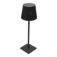 thumbnail image 1 of Cordless Table Lamp Pleated Lampshade Rechargeable LED Lamp Home Decoration for Reading Black, 1 of 12