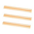thumbnail image 4 of Loose Leaf Rings, Easy To Install Plastic Binding Spine With 12mm Inner Diameter For Home Or School Use Orange, 4 of 8