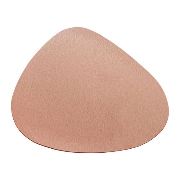 Premiums Minimalists Napperon Triangles en Faux Cuir Imperméable Résistant à l'Huile et à la Chaleur pour Salle à Manger