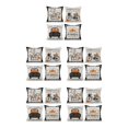 thumbnail image 1 of kurtrusly 4pack/lot Holiday Home With Easy-care Pillowcase Soft Cushion Cover Halloween-2 5Set, 1 of 6