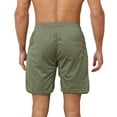 thumbnail image 3 of Plebaso Men's Athletic Shorts Casual Drawstring Quick Dry Running Shorts Lightweight with Zipper Pockets, 3 of 6