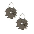 thumbnail image 1 of Oleegame 2PC New Multifunction Barbecue Cleaning Tool Stainless Steel Cleaning Blade, 1 of 9