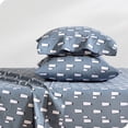 thumbnail image 2 of Bare Home Flannel Sheet Set - 100% Cotton - Deep Pocket - Twin XL, Penguin, 3-Pieces, 2 of 5