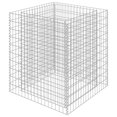 thumbnail image 3 of vidaXL Gabion Raised Bed Galvanised Steel 90x90x100 cm, 3 of 4